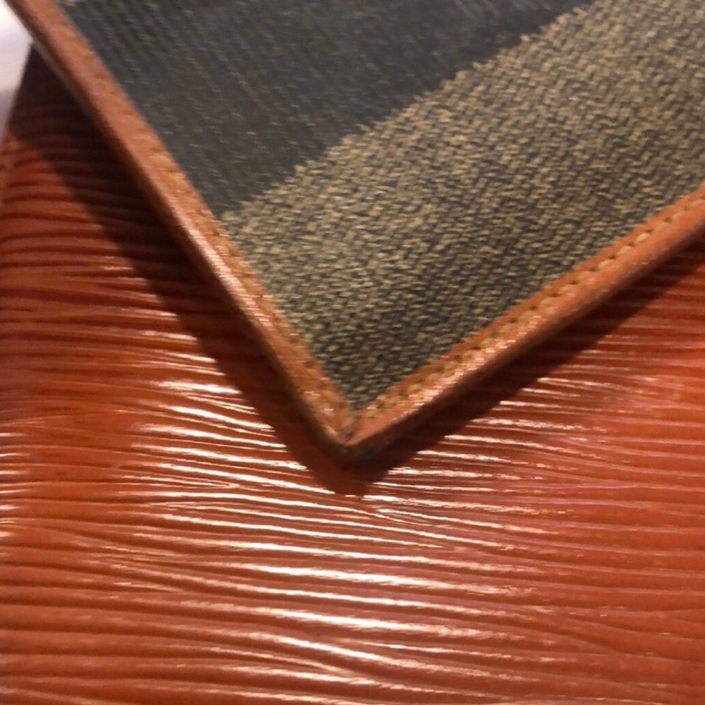 FENDI Pequin Pecan Striped Pattern Bifold Wallet NEW IN BOX - Picture 14 of 17